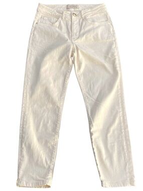 Mos Mosh Vice Color Pant Pearled Ivory Crop Jeans (27x24)